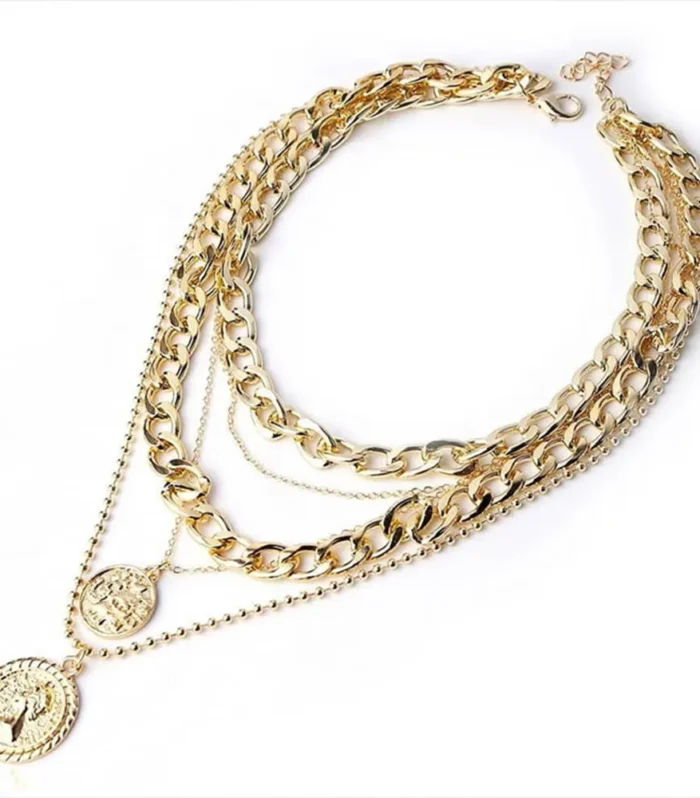 Layered Coin Pendant