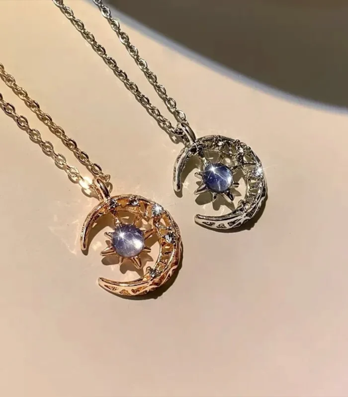 Moon/Aqua Pendant